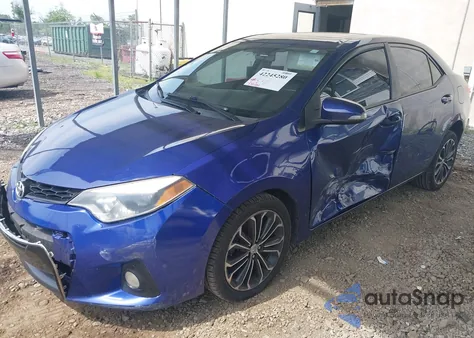 2015 Toyota Corolla S Premium from USA, damaged, VIN 2T1BURHE5FC480262